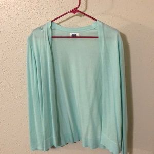 Sea green cardigan